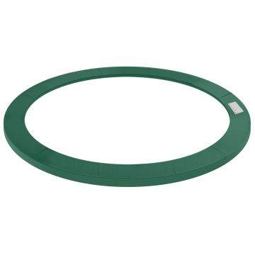 HOMCOM Pernă de protecție pentru trampolină de grădină, Ø 244cm Verde | Aosom Romania