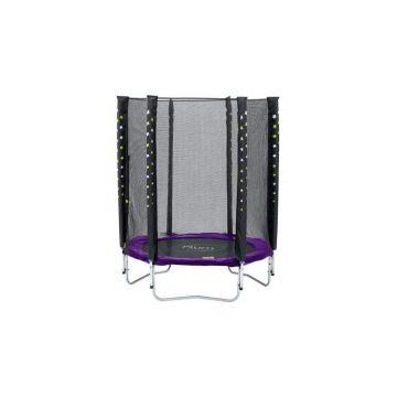 Set Trambulina Cu Plasa De Protectie Junior 140 Cm PLUM